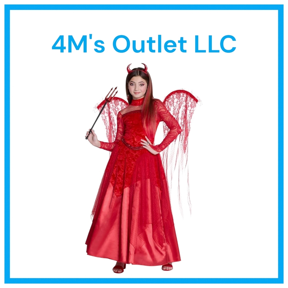 Spirit Red Enchanting Devil Costume for Kids